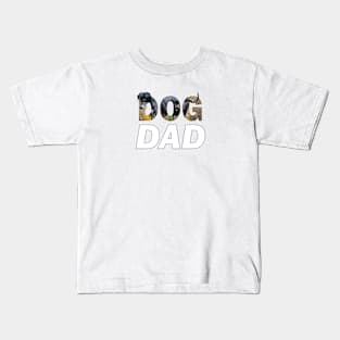 DOG DAD - Great Dane oil painting word art Kids T-Shirt